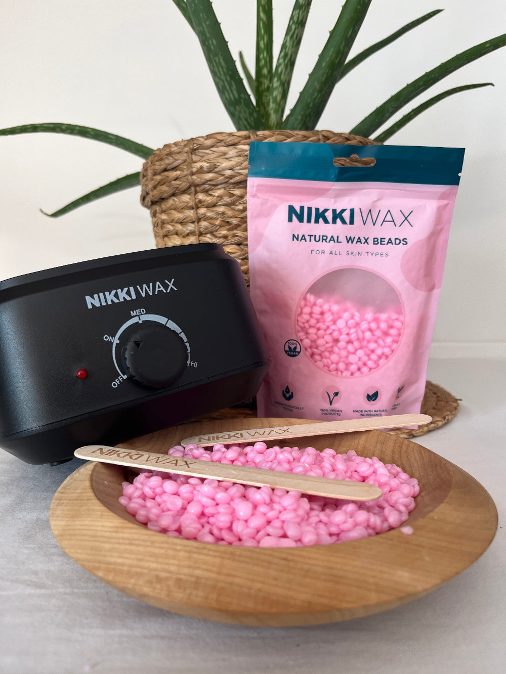 rose wax beads for perfect removal