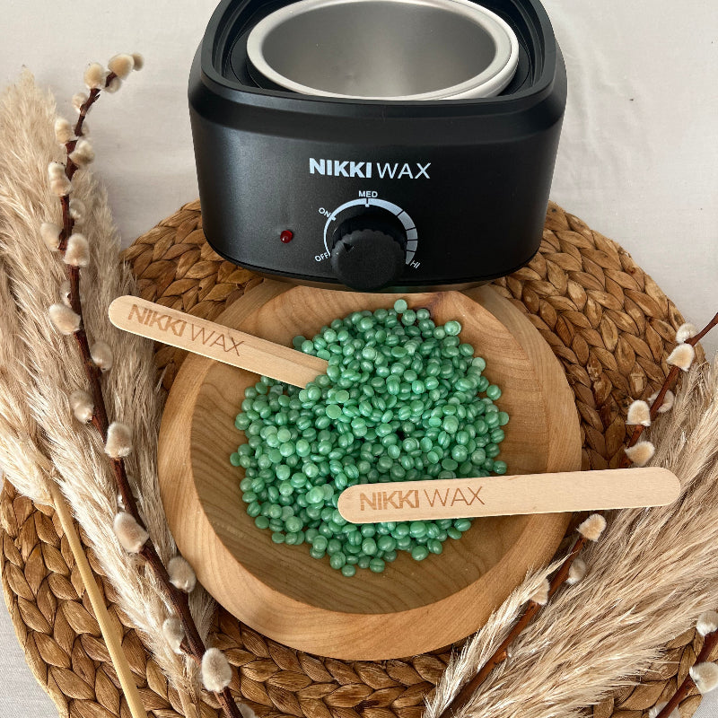 Perfect for home use NikkiWax Aloe Vera Beads deliver salon-quality result